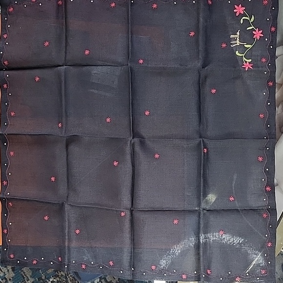Handkerchief Cotton handmade embroidery - Picture 2 of 10
